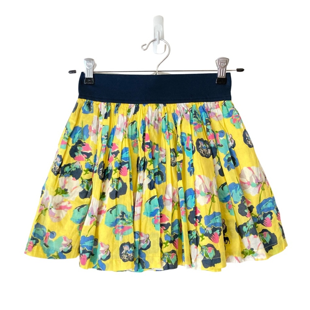 Abercrombie & Fitch yellow floral skirt for spring or summer, vintage Y2K